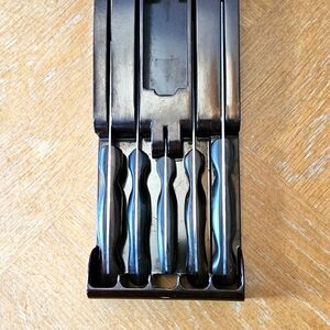 Cutco Stain-resistant Knife Set, 2 Fork+ cake spatula Set. Bonus- potato masher